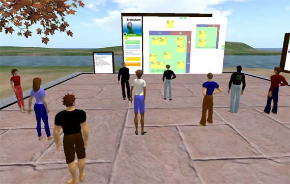 image from Second Life VR environment
