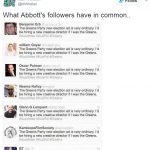 What Abbott's followers have in common.
