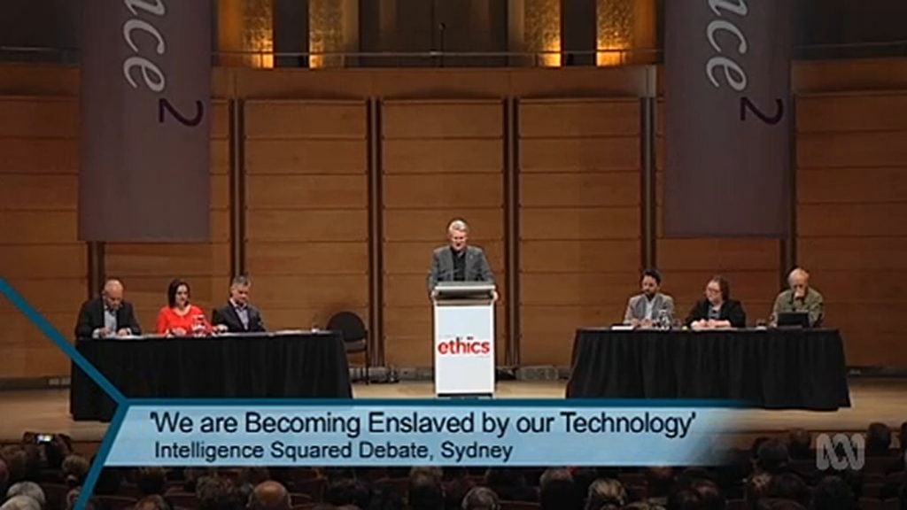 panel on Are we becoming enslaved by technology